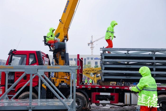 20分钟一座应急桥！！！NG电子游戏加入2024年省级公路与运输突发事务应急演练
