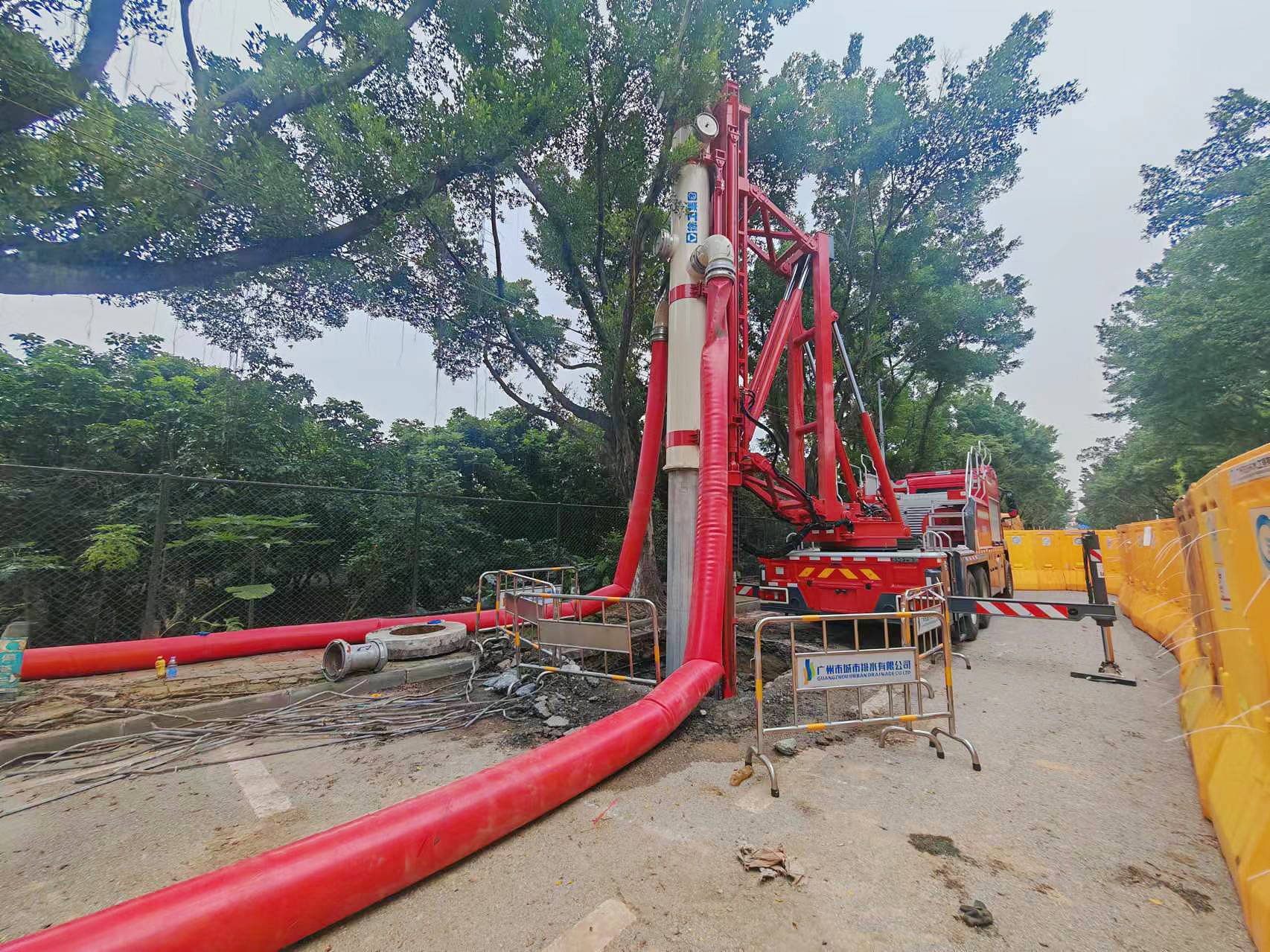 披星戴月！！！NG电子游戏排涝车被广州点赞！！！