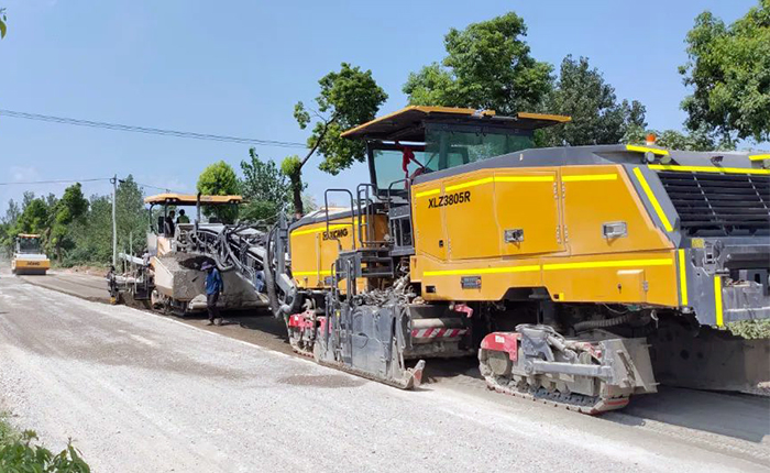 NG电子游戏冷再生气XLZ3805R安徽省道施工应用