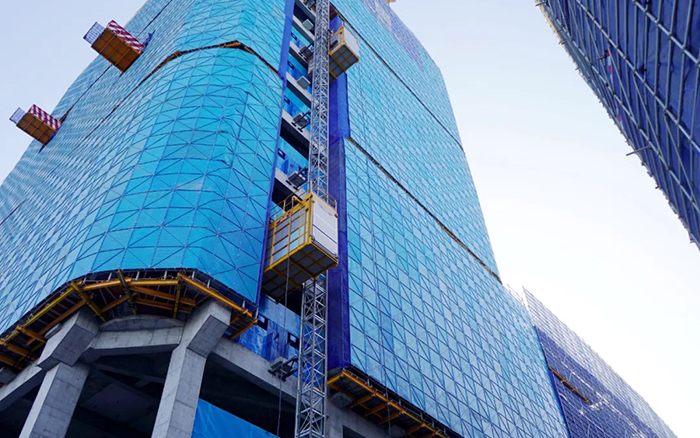 智领未来 共鉴新品 | 2025升级款NG电子游戏智能施工升降机“引围观”