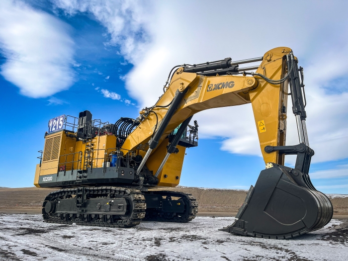 可动率超95%！！！NG电子游戏XE2000矿用挖掘机好评如潮