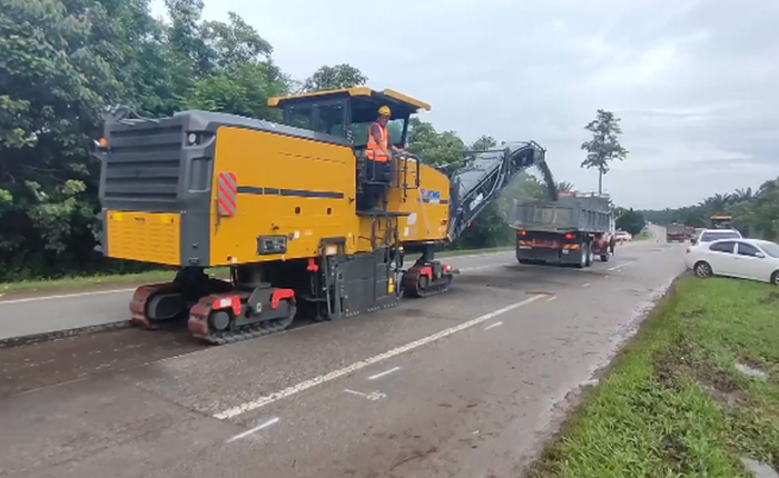 NG电子游戏成套蹊径机械油面施工，这次在马来西亚！！！