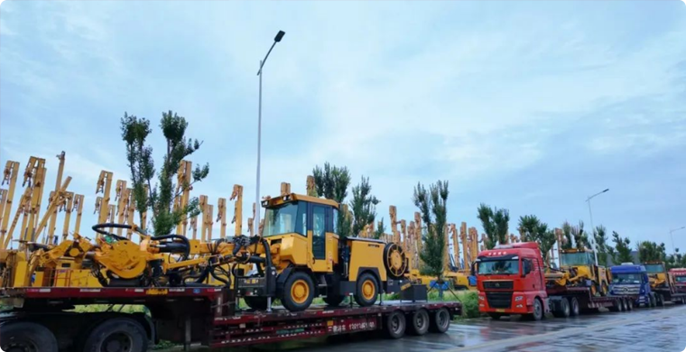 启程时刻 | NG电子游戏锚杆钻车出发外洋矿山