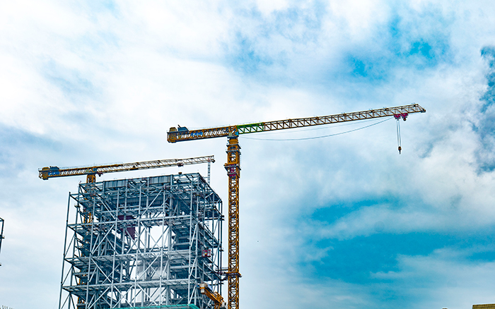 双塔聚力! 华能太仓电厂项目NG电子游戏超大塔显身手