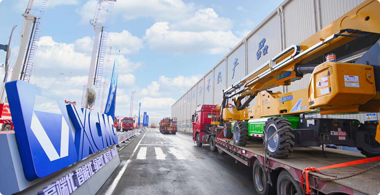 NG电子游戏高空作业平台2024年度开门红批量发车