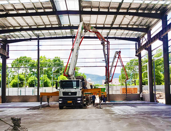 钢铁脊梁！！！NG电子游戏HB37米泵车显实力 ！！！