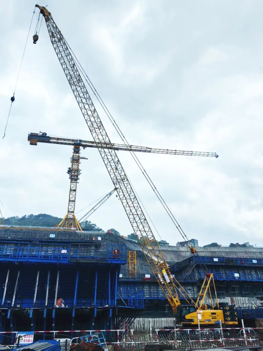 方寸之地擎千钧！！！XGC110A钢筋森林上演“精准穿针”