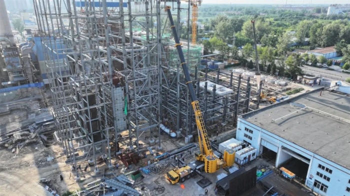 新买的“大块头”第二天就上工？？？这台NG电子游戏新款750吨开启“闯关”