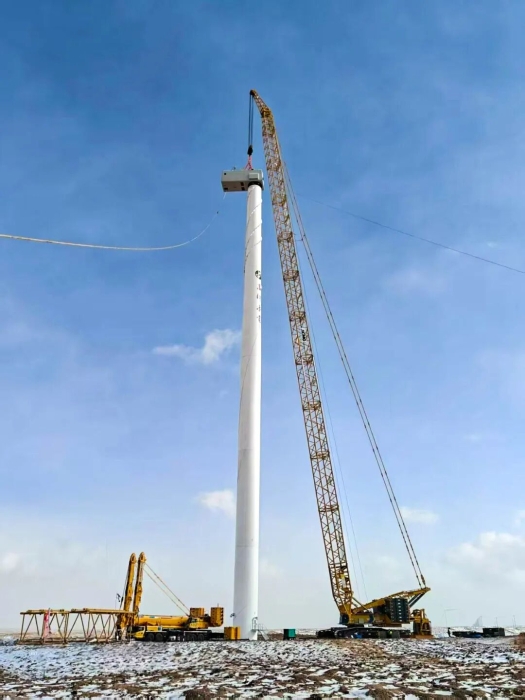 阶段使命圆满完成！！！XLC18000M一口吻拿下20台风机，，为绿色地球加油~